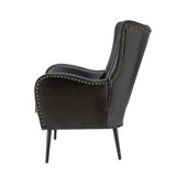 Shepherd Wingback Vegan Leather Armchair(Optional Types)