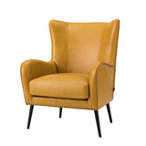 Shepherd Wingback Vegan Leather Armchair(Optional Types)