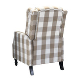Lilith Upholstered Recliner Chair with Adjustable Backrest & Footrest