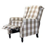 Lilith Upholstered Recliner Chair with Adjustable Backrest & Footrest