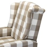 Lilith Upholstered Recliner Chair with Adjustable Backrest & Footrest
