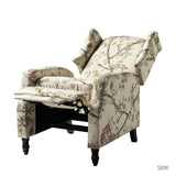 Lilith Upholstered Recliner Chair with Adjustable Backrest & Footrest
