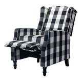 Lilith Upholstered Recliner Chair with Adjustable Backrest & Footrest