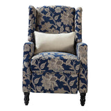 Lilith Upholstered Recliner Chair with Adjustable Backrest & Footrest