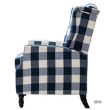 Lilith Upholstered Recliner Chair with Adjustable Backrest & Footrest