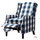 Lilith Upholstered Recliner Chair with Adjustable Backrest & Footrest