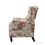 Lilith Upholstered Recliner Chair with Adjustable Backrest & Footrest