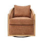 Paul Jess Farmhouse Solid Wood Swivel Chair
