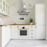 CIARRA 30 Inch Wall Mount Range Hood with Delay Shut off 3-speed Extraction CAS75308-OW