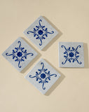 Andalusia Patterned Marble Tiles Coasters | Set of 4