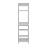Eco Closet Storage Shelves Unit, Open Organizer with 5 Spacious Adjustable Shelves, Space-Saving Vertical Wardrobe Insert for Clothes, Shoes, Boxes & Accessories, Free-Standing Durable Closet System