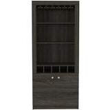 Dallas 2 Piece Living Room Set, Coffee Table + Bar Cabinet