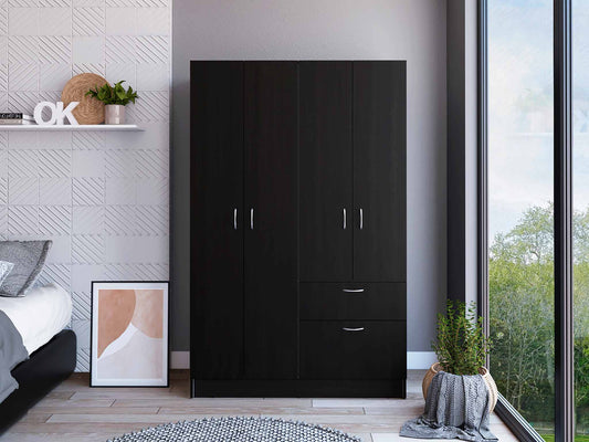 Vaupes Armoire, Double Door Cabinet, One Drawer, Five Interior Shelves