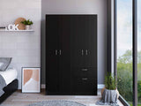 Vaupes Armoire, Double Door Cabinet, One Drawer, Five Interior Shelves