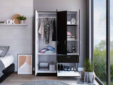 Vaupes Armoire, Double Door Cabinet, One Drawer, Five Interior Shelves
