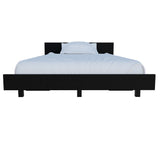 Tuhome Kaia Twin Bed Base with Integrated Headboard, Modern Supportive Platform Design, Elegant Minimalist Structure for Comfortable Rest and Stylish Bedroom Upgrades, Durable Freestanding Frame for Daily Use