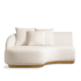 Como Curved Chaise Left
