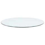 54-inch 10mm Round Clear Tempered Glass Top