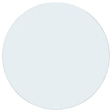 60-inch 12mm Round Clear Tempered Glass Top