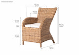 Wickerworks Rook Dining Chair (Set of 2)