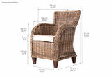 Wickerworks Baron Chair (Set of 2)