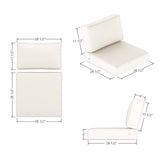 Deep Seating Cushion Sets - Seat 28.5 x 28.5 x 5 | Back 28.5 x 17.75 x 5