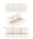 Deep Seating 6 Cushion Set - Seat 22 x 24 x 5 | Back 22 x 20 x 5