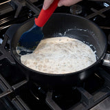 CXD Dual Ceramic Layer, Diamond Reinforced Nonstick Saute Pan with Glass Lid | Made in Switzerland
