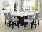 Camila Marble 5-Piece Counter Dining Group (Table & 4 Counter Chairs)