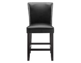 Carrara 6-Piece Marble Counter Dining Set (Table, Storage Bench & 4 Counter Chairs)