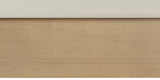 Casa Luxurious Vegan Leather King Bed with Chevron Tufting and Natural Finish for Modern Elegance