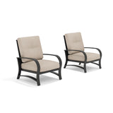 Chamber Aluminum Outdoor Sofa and 2 Chairs with Round Coffee Table