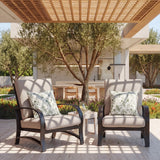 Chamber Patio 4 Seat Conversation Sets With Sunbrella® Cushions