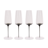 Smoke Stem Champagne Glasses
