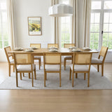 Chandler 63"-95" Large Wood Rectangular Extendable Dining Table