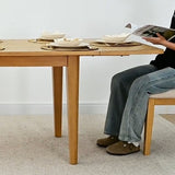 Chandler 63"-95" Large Wood Rectangular Extendable Dining Table