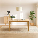 Chandler 63"-95" Large Wood Rectangular Extendable Dining Table