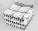 Gray Kitchen Towels - Checkered Tea Towels