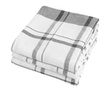 Gray Kitchen Towels - Checkered Tea Towels