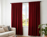 Cherry Red Curtains