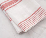 Striped Linen Tea Towels - Set of 2