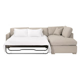 Clara 112" Slim Arm Sleeper Queen RF Sectional