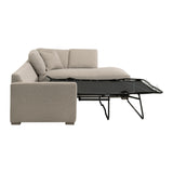 Clara 112" Slim Arm Sleeper Queen RF Sectional