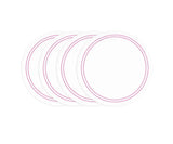 Pink and White Placemats