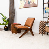 Colin Tan Genuine Leather Lounge Chair