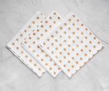 Printed Napkins - Metallic Gold Foil Napkins