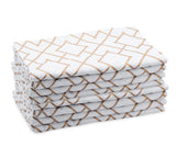 Printed Napkins - Metallic Gold Foil Napkins