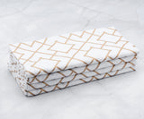 Printed Napkins - Metallic Gold Foil Napkins