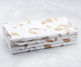 Printed Napkins - Metallic Gold Foil Napkins