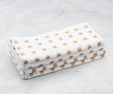 Printed Napkins - Metallic Gold Foil Napkins